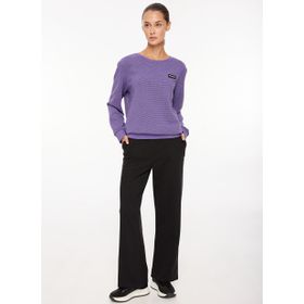 Discovery Expedition D3WL-SWT28 Lila Kadın Bisiklet Yaka Sweatshirt