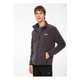 Discovery Expedition D3WM-SWT2 Antrasit Kapüşonlu Polar Erkek Sweatshirt