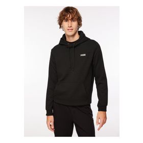 Discovery Expedition D3WM-SWT27 Siyah Erkek Kapüşonlu Sweatshirt