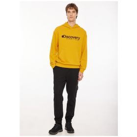 Discovery Expedition D3WM-SWT28 Hardal Kapüşonlu Nakışlı Erkek Sweatshirt