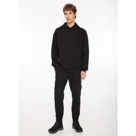 Discovery Expedition D3WM-SWT28 Siyah Kapüşonlu Nakışlı Erkek Sweatshirt