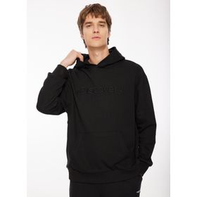 Discovery Expedition D3WM-SWT28 Siyah Kapüşonlu Nakışlı Erkek Sweatshirt