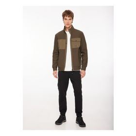Discovery Expedition D3WM-SWT6 Haki Bato Yaka Erkek Sweatmont