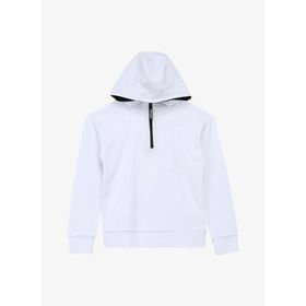 Discovery Expedition D4SB-SWT3031 Beyaz Kapüşonlu Relaxed Baskılı Erkek Çocuk Sweatshirt