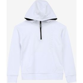 Discovery Expedition D4SB-SWT3031 Beyaz Kapüşonlu Relaxed Baskılı Erkek Çocuk Sweatshirt