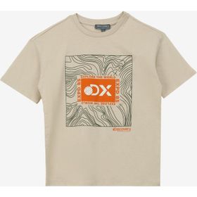 Discovery Expedition D4SB-TST3042 Bej Baskılı Erkek T-Shirt