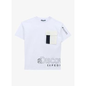 Discovery Expedition D4SB-TST3044 Beyaz Baskılı Erkek T-Shirt