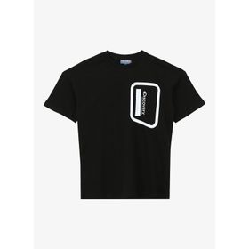 Discovery Expedition D4SB-TST3053 Siyah Erkek Çocuk Bisiklet Yaka Oversize Baskılı T-Shirt