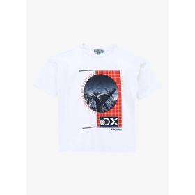 Discovery Expedition D4SG-TST3100 Beyaz Baskılı Kadın T-Shirt