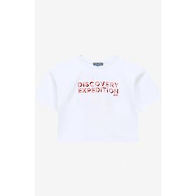 Discovery Expedition D4SG-TST3103 Beyaz Baskılı Kadın T-Shirt