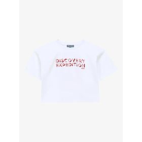 Discovery Expedition D4SG-TST3103 Beyaz Baskılı Kadın T-Shirt