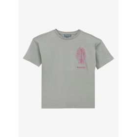 Discovery Expedition D4SG-TST3106 Gri Baskılı Kadın T-Shirt