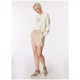 Discovery Expedition D4SL-SHT3023 Bej Standart Kadın Sweatshirt