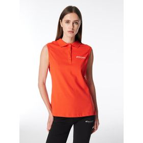 Discovery Expedition D4SL-TST3036 Nar Çiçeği Kadın Polo Yaka Basic Polo T-Shirt