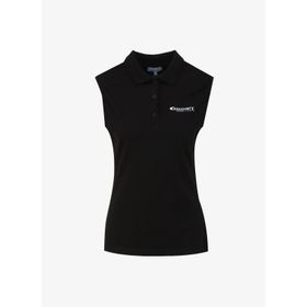 Discovery Expedition D4SL-TST3036 Siyah Kadın Polo Yaka Basic Polo T-Shirt
