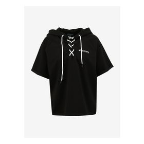 Discovery Expedition D4SL-TST3045 Siyah Kapüşon Yaka Kadın T-Shirt