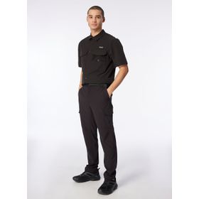 Discovery Expedition D4SM-PNT3202 Siyah Erkek Lastikli Su İtici Outdoor Pantolonu