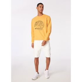 Discovery Expedition D4SM-SHT3221 Beyaz Erkek Standart Fit Sweat Şort