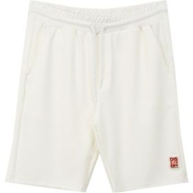 Discovery Expedition D4SM-SHT3221 Beyaz Erkek Standart Fit Sweat Şort