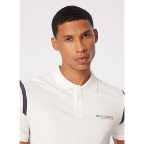 Discovery Expedition D4SM-TST3245 Beyaz Erkek Polo Yaka Basic Polo T-Shirt