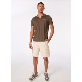 Discovery Expedition D4SM-TST3246 Haki Basic Erkek Polo T-Shirt
