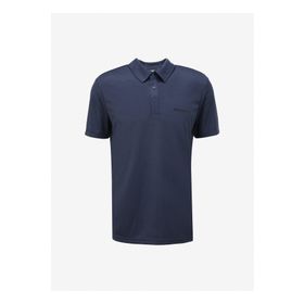Discovery Expedition D4SM-TST3247 Düz İndigo Polo Erkek T-Shirt