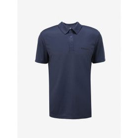 Discovery Expedition D4SM-TST3247 Düz İndigo Polo Erkek T-Shirt