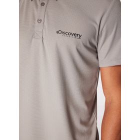 Discovery Expedition D4SM-TST3247 Gri Polo Erkek T-Shirt