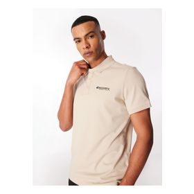 Discovery Expedition D4SM-TST3248 Bej Erkek Polo Yaka Basic Polo T-Shirt