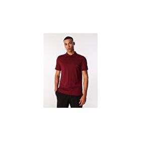 Discovery Expedition D4SM-TST3248 Bordo Erkek Relaxed Fit Polo T-shirt