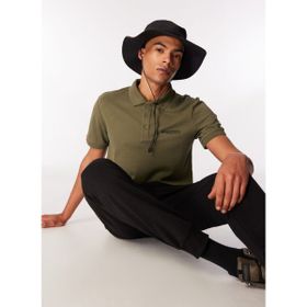 Discovery Expedition D4SM-TST3248 Haki Erkek Relaxed Fit Polo T-Shirt