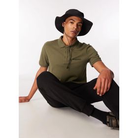 Discovery Expedition D4SM-TST3248 Haki Erkek Relaxed Fit Polo T-Shirt