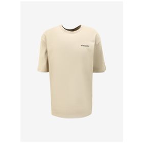 Discovery Expedition D4SM-TST3257 Bej Bisiklet Yaka Loose Fit Erkek T-Shirt