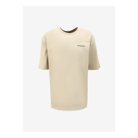 Discovery Expedition D4SM-TST3257 Bej Bisiklet Yaka Loose Fit Erkek T-Shirt