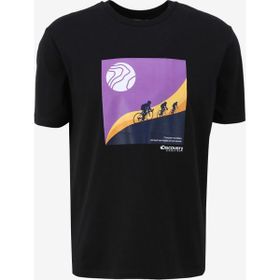 Discovery Expedition D4SM-TST3265 Siyah Erkek Bisiklet Yaka Relaxed Baskılı T-Shirt