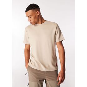 Discovery Expedition D4SM-TST3277 Bej Bisiklet Yaka Loose Fit Erkek T-Shirt