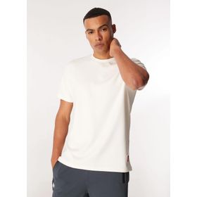 Discovery Expedition D4SM-TST3277 Beyaz Bisiklet Yaka Loose Fit Erkek T-Shirt