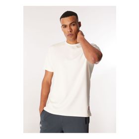 Discovery Expedition D4SM-TST3277 Beyaz Bisiklet Yaka Loose Fit Erkek T-Shirt