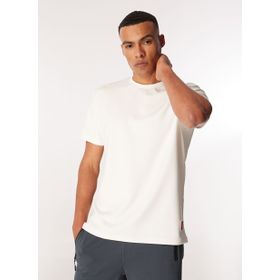 Discovery Expedition D4SM-TST3277 Beyaz Bisiklet Yaka Loose Fit Erkek T-Shirt