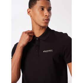 Discovery Expedition D4SM-TST3283 Siyah Erkek Polo Yaka Basic Polo T-Shirt