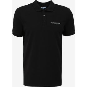Discovery Expedition D4SM-TST3283 Siyah Erkek Polo Yaka Basic Polo T-Shirt
