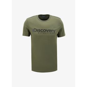 Discovery Expedition D4SM-TST3290 Haki Bisiklet Yaka Erkek T-Shirt