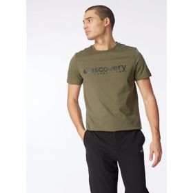 Discovery Expedition D4SM-TST3290 Haki Bisiklet Yaka Erkek T-Shirt