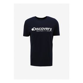 Discovery Expedition D4SM-TST3290 Lacivert Bisiklet Yaka Erkek T-Shirt