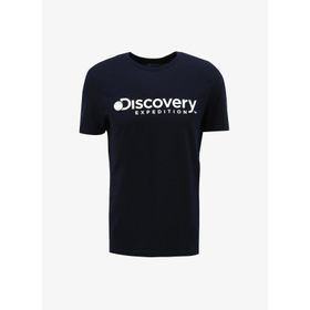 Discovery Expedition D4SM-TST3290 Lacivert Bisiklet Yaka Erkek T-Shirt