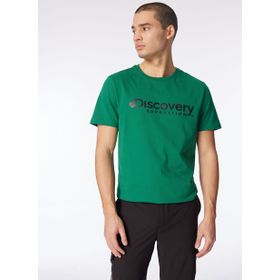 Discovery Expedition D4SM-TST3290 Yeşil Bisiklet Yaka Erkek T-Shirt