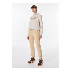 Discovery Expedition D4WL-EA3087 Bej Kadın Jogger Baskılı Eşofman Altı