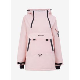 Discovery Expedition D4WL-MNT3012 Açık Pembe Kadın Kapüşon Standart Düz Kayak Montu