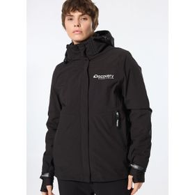 Discovery Expedition D4WL-MNT3111 Standart Düz Siyah Kadın Mont