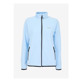Discovery Expedition D4WL-SWT3928 Açık Mavi Kadın Dik Basic Düz Polar Sweatshirt